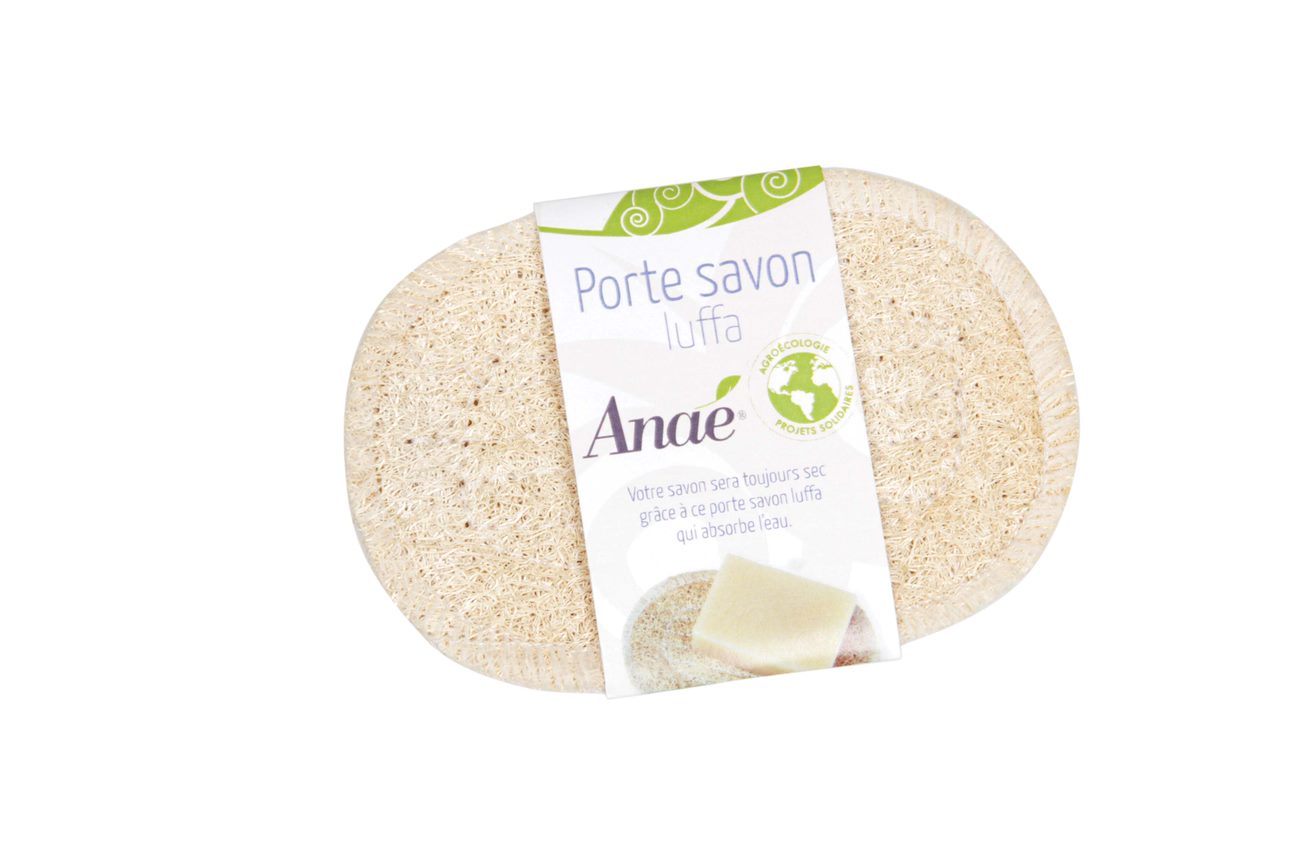 Anae Porte savon Luffa 100% végétal et naturel compostable